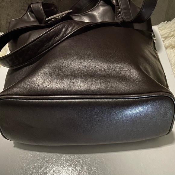 RALPH LAUREN ~ Soft Brown Leather ~ Shoulder Bag - Picture 7 of 15